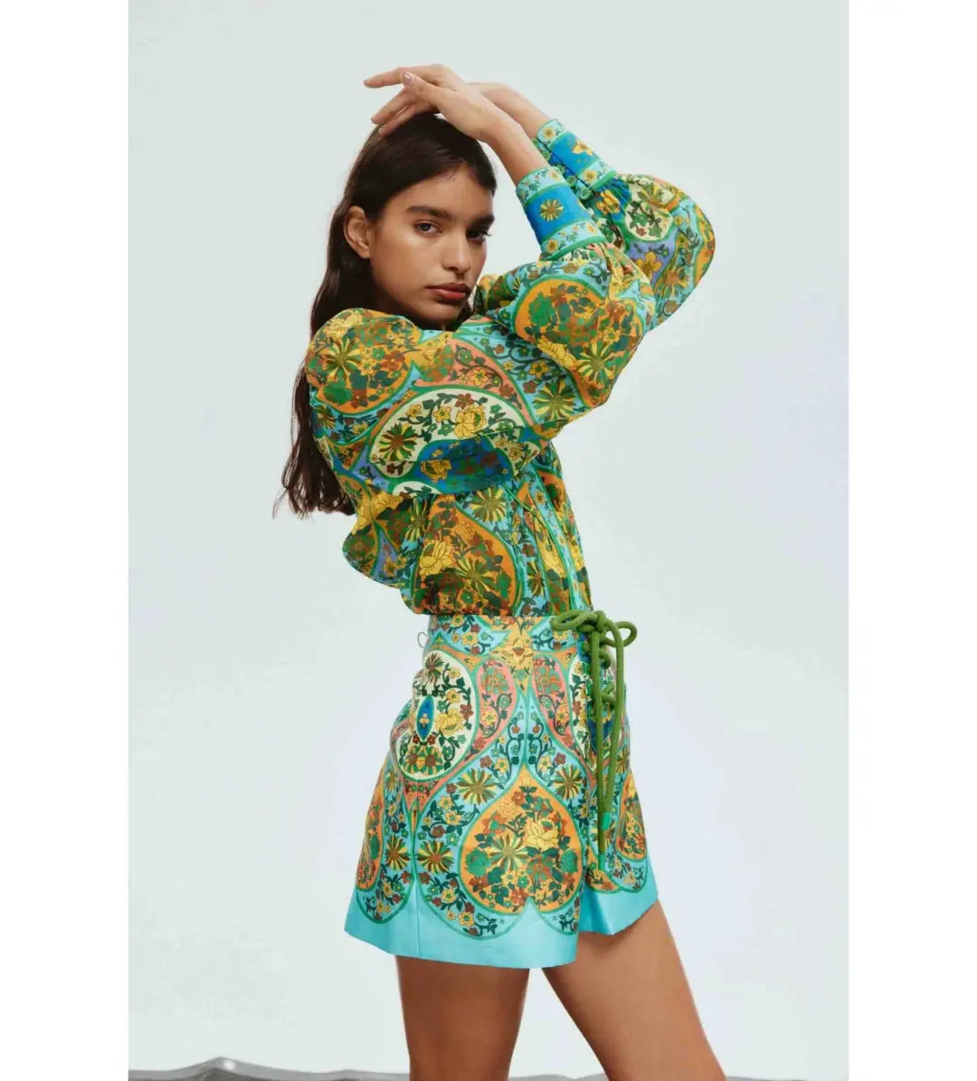 Alemais Sofie Blouse and Shorts Set Size 16 for rent on The Volte - main image