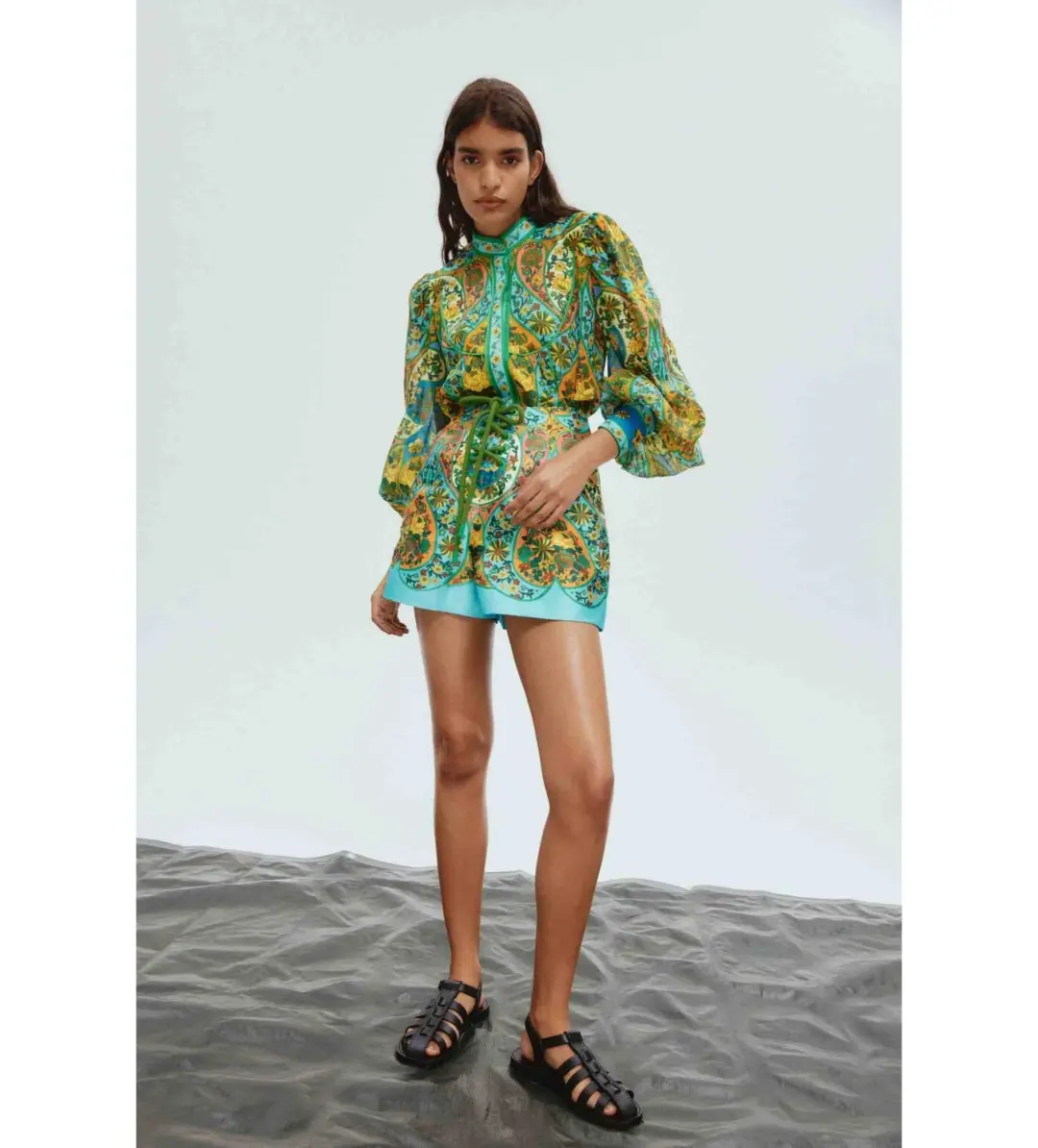 Alemais Sofie Blouse and Shorts Set Size 16 for rent on The Volte - main image