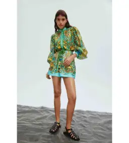 Alemais Sofie Blouse and Shorts Set Size 16 for rent on The Volte - image 1