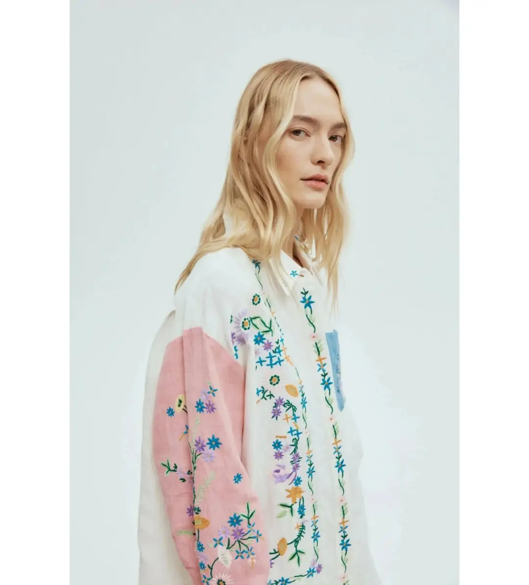 Alemais Willa Embroidered Shirt and Short Set Multi Floral Size 16 for rent on The Volte - main image