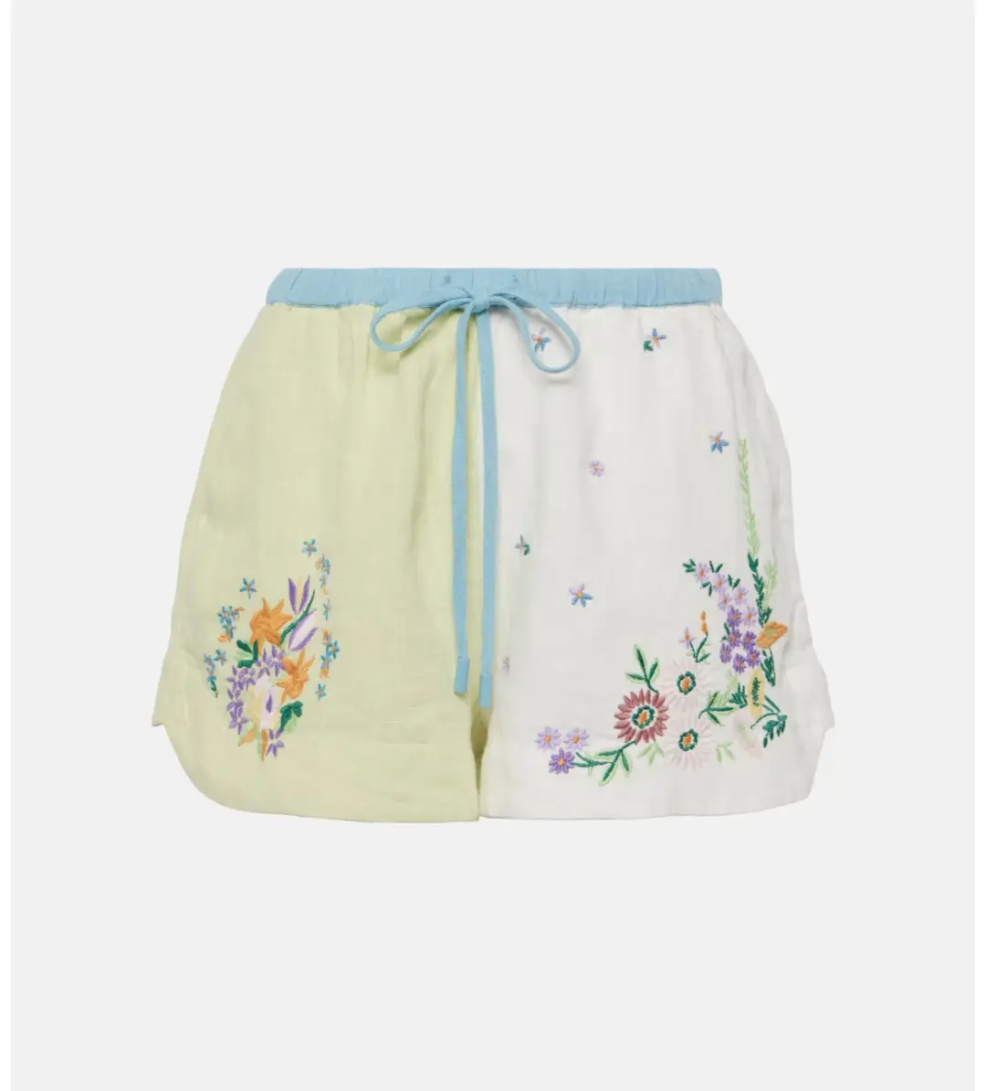 Alemais Willa Embroidered Shirt and Short Set Multi Floral Size 16 for rent on The Volte - main image