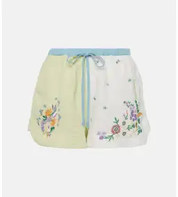 Alemais Willa Embroidered Shirt and Short Set Multi Floral Size 16 for rent on The Volte - image 8