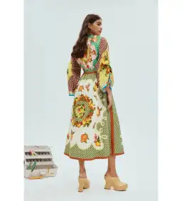 Alemais Lemonis Shirtdress Multi Print Size 16 for rent on The Volte - image 4