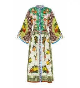 Alemais Lemonis Shirtdress Multi Print Size 16 for rent on The Volte - image 5