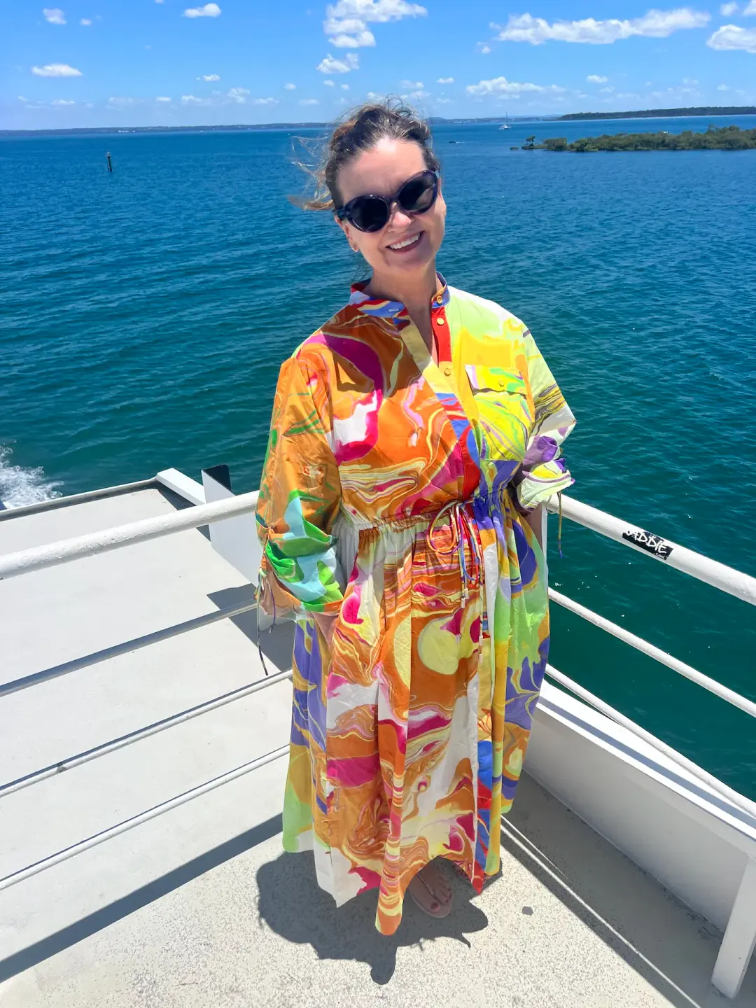 Alemais Luca Midi Shirt Dress Multi Size 16 for rent on The Volte - main image