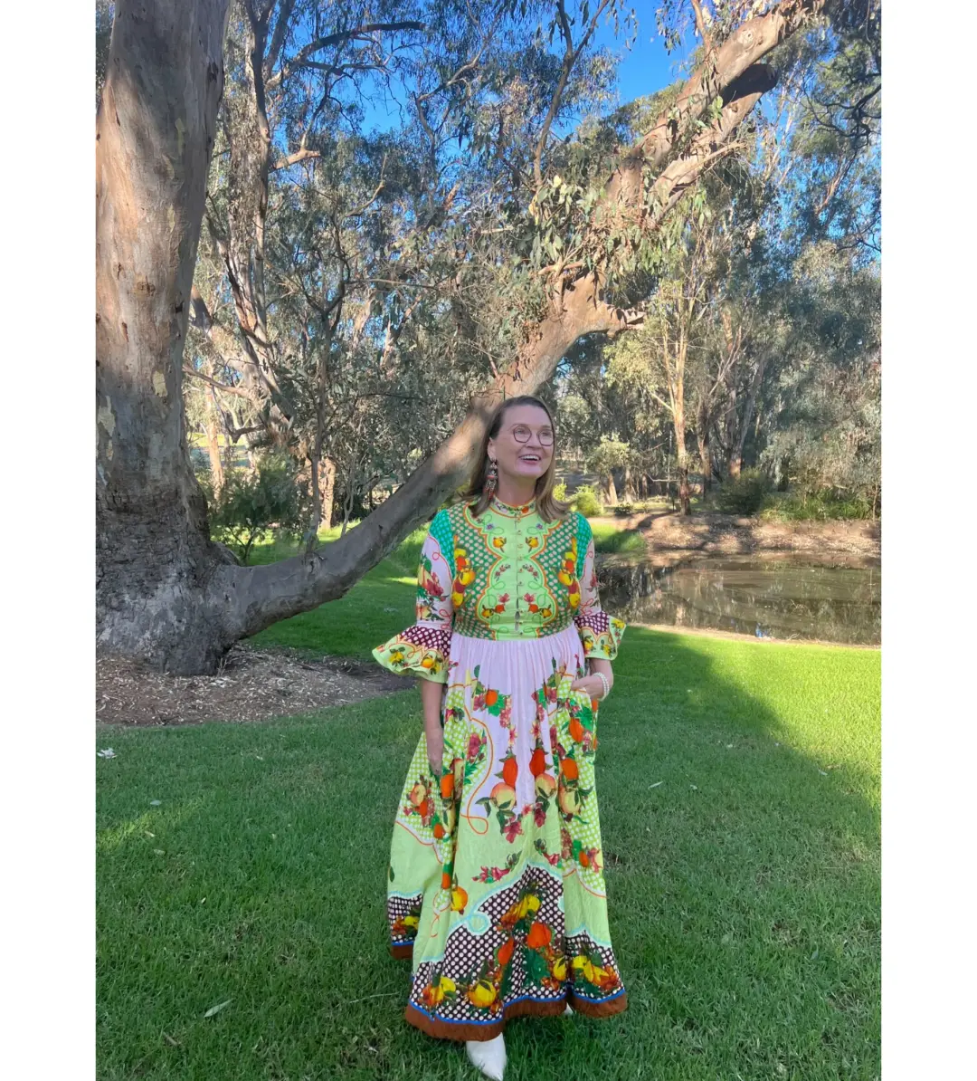 Alemais Lemonis Jacquard Midi Dress Multi Print Size 16 for rent on The Volte - main image