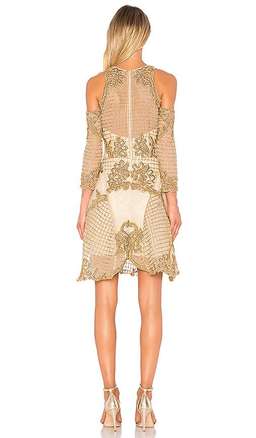 THURLEY Vanderbilt Dress Gold for rent on The Volte - image 2