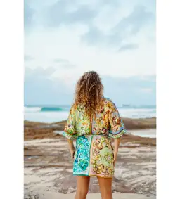 Alemais Dreamer Mini Dress Multi Print Size 16 for rent on The Volte - image 3