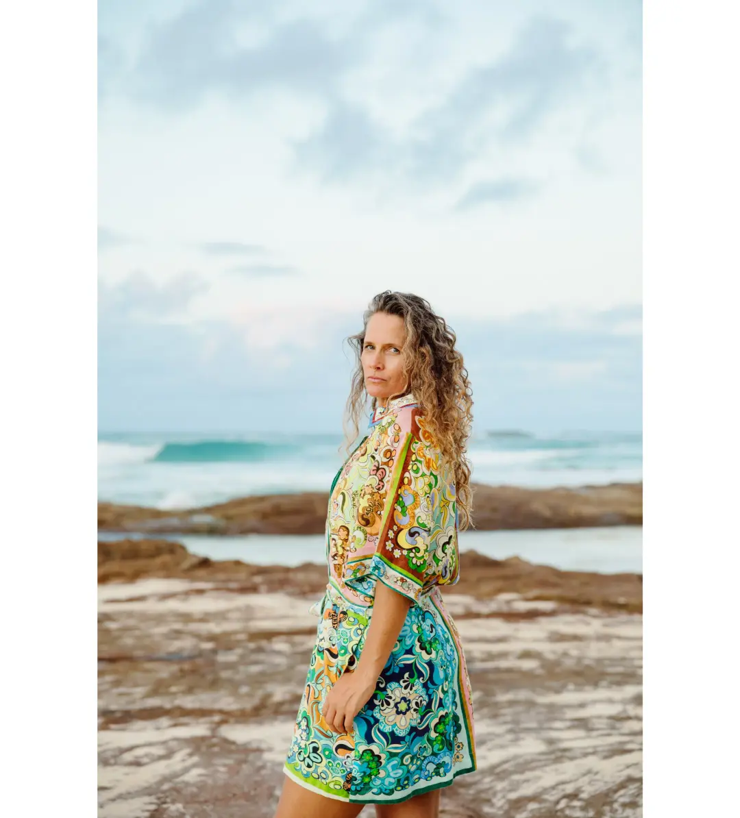 Alemais Dreamer Mini Dress Multi Print Size 16 for rent on The Volte - main image