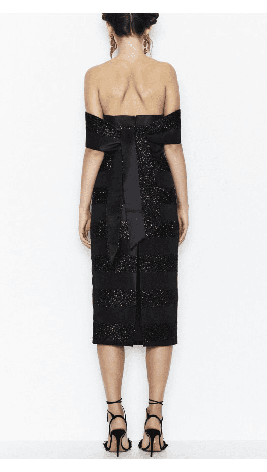 Alice McCall The Monroe Dress Black Size 10 for rent on The Volte - main image