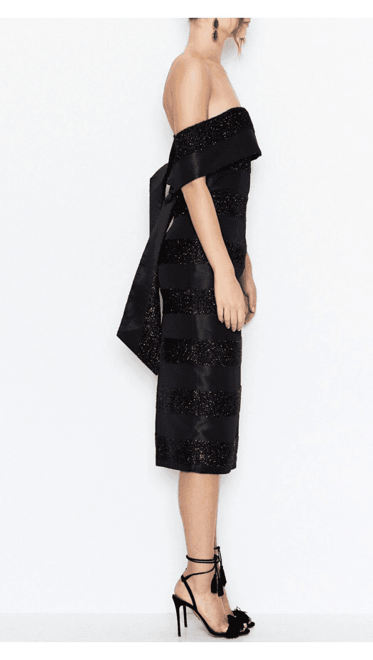 Alice McCall The Monroe Dress Black Size 10 for rent on The Volte - main image