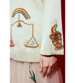 Alemais Zelda Embroidered Blazer Print Size 16 for rent on The Volte - image 3