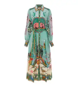 Alemais Evergreen Shirtdress Print Size 16 for rent on The Volte - image 7