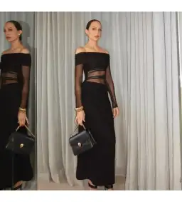 Benni Yasmin Maxi Dress Black Size 10 for rent on The Volte - image 2