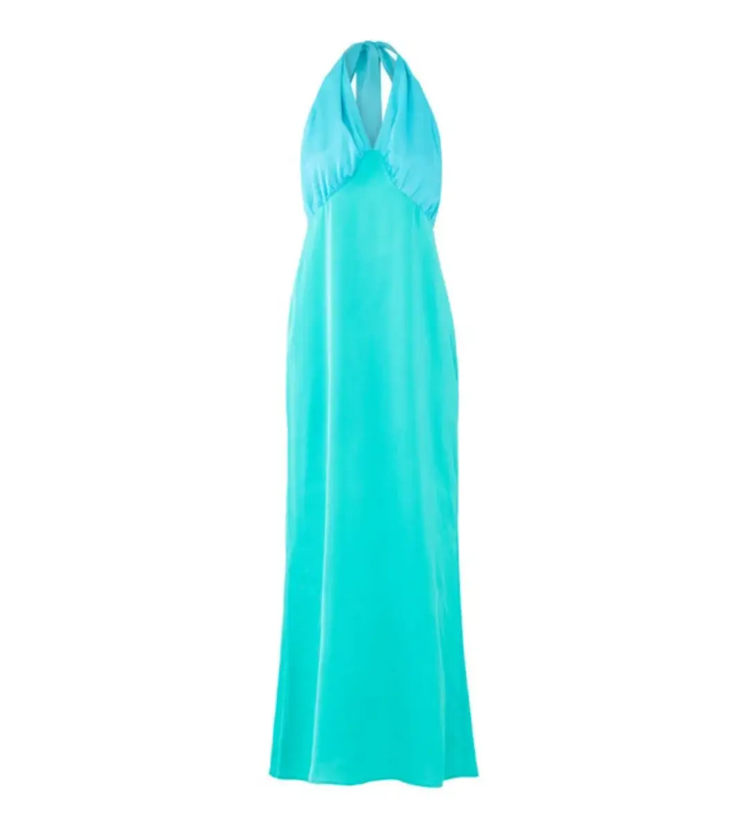 Wolf Gang Oahu Slip Dress Aquamarine Size 10 for rent on The Volte - main image