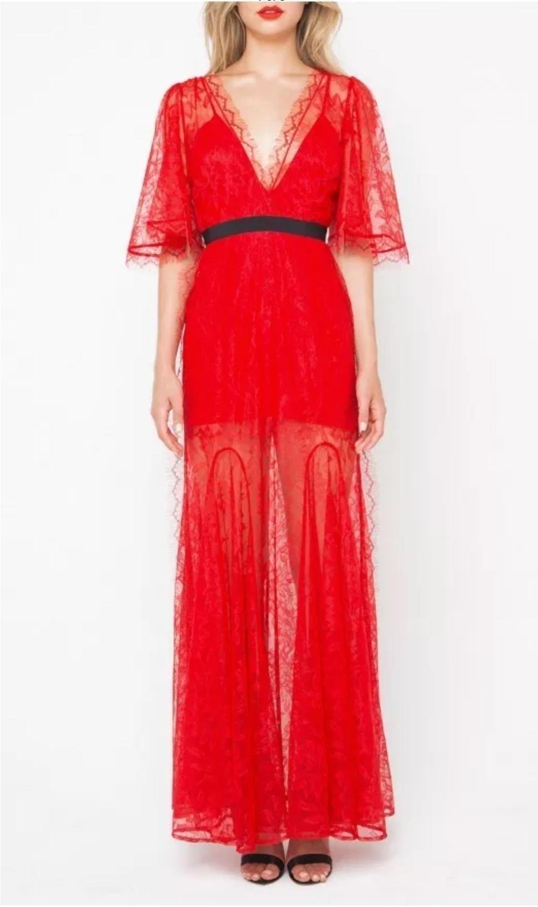 Alice McCall ‘Feel Good Look Good’ Lace Dress - size 12 for rent on The Volte - main image