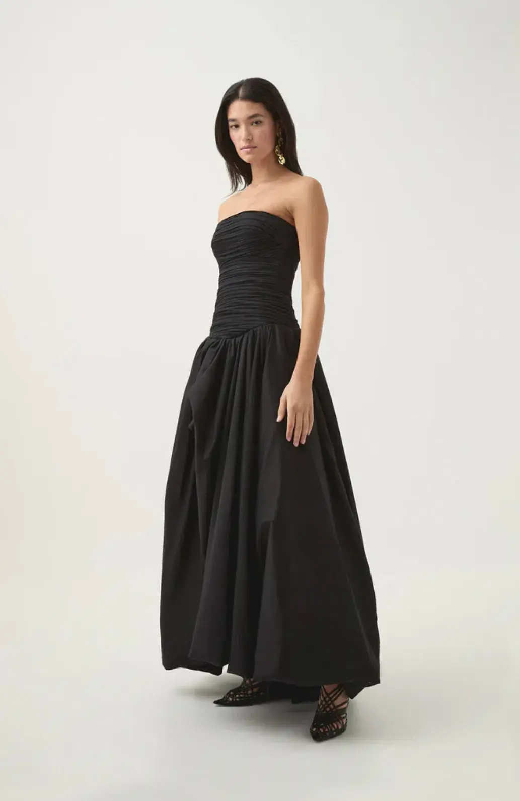 AJE Violette Bubble Hem Maxi Dress AU 8 for rent on The Volte - main image