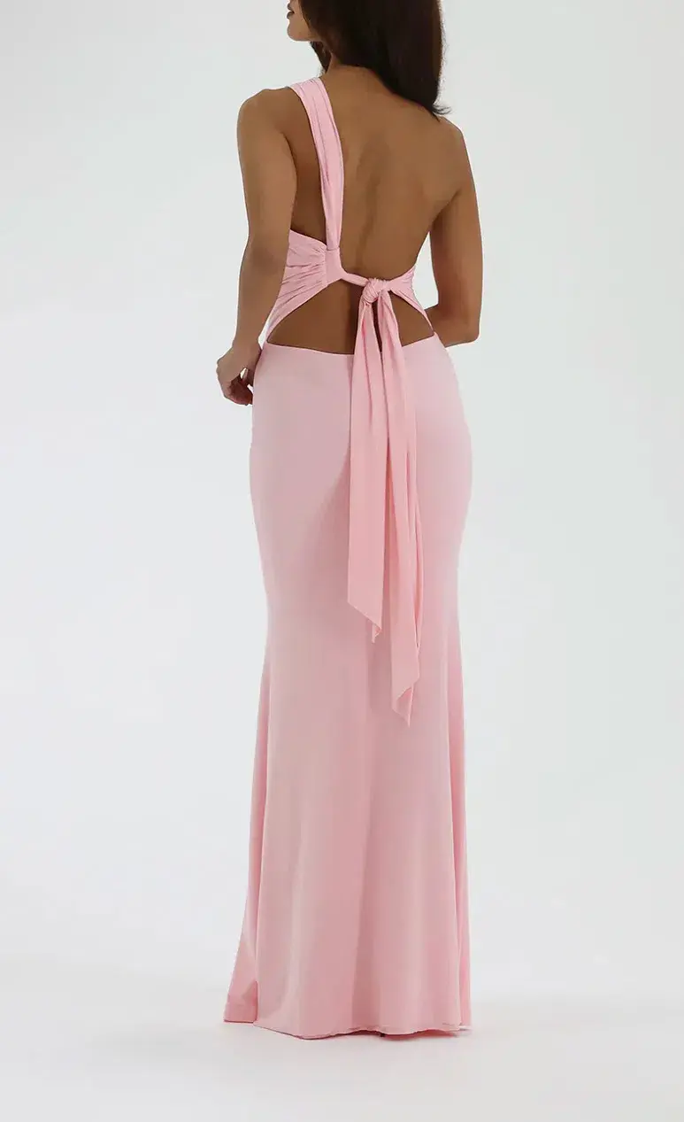 Natalie Rolt Fabienne Gown in Blossom Pink Size 1 / AU 8 for rent on The Volte - main image