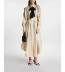 Zimmermann Natura Draped Shirt Dress Size AU 8
