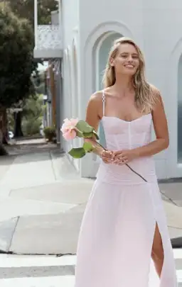 Manning Cartell Double Time Pleat Dress Hydrangea Size 10 for rent on The Volte - image 2