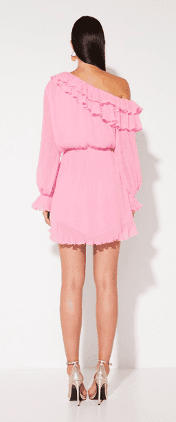 Mossmann A Slice of Heaven Mini Dress Pink Size 14 for rent on The Volte - image 3
