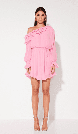 Mossmann A Slice of Heaven Mini Dress Pink Size 14 for rent on The Volte - image 2