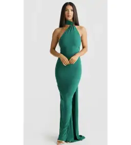 Mélani Constantina Gown Green Size 6 for rent on The Volte - image 1