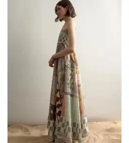 Alemais Emma Gale Maxi Sundress Multi Print Size AU 12 for rent on The Volte - image 2