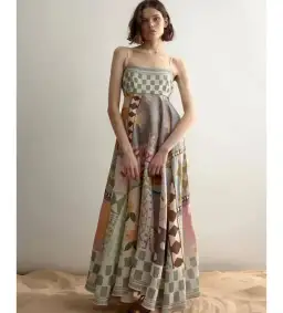 Alemais Emma Gale Maxi Sundress Multi Print Size AU 12 for rent on The Volte - image 1