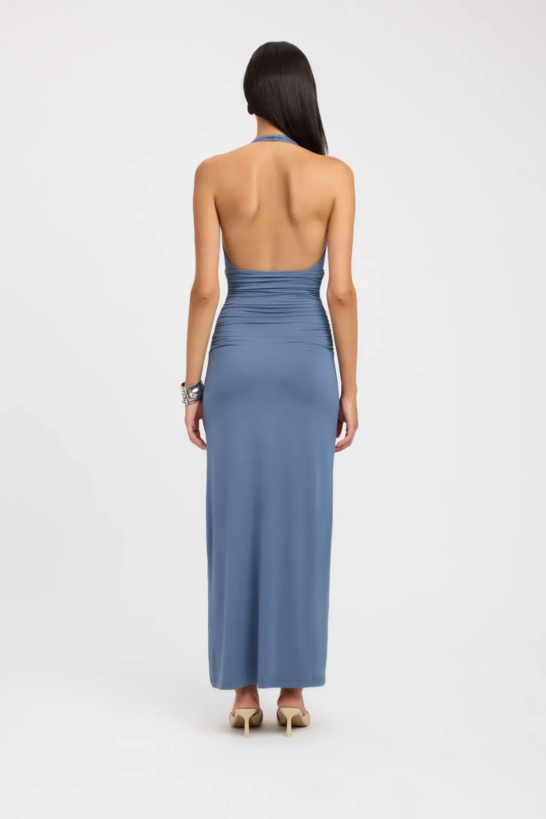 Kookai Brooklyn Maxi Dress in Blue Mist Size 38 / AU 10 for rent on The Volte - main image