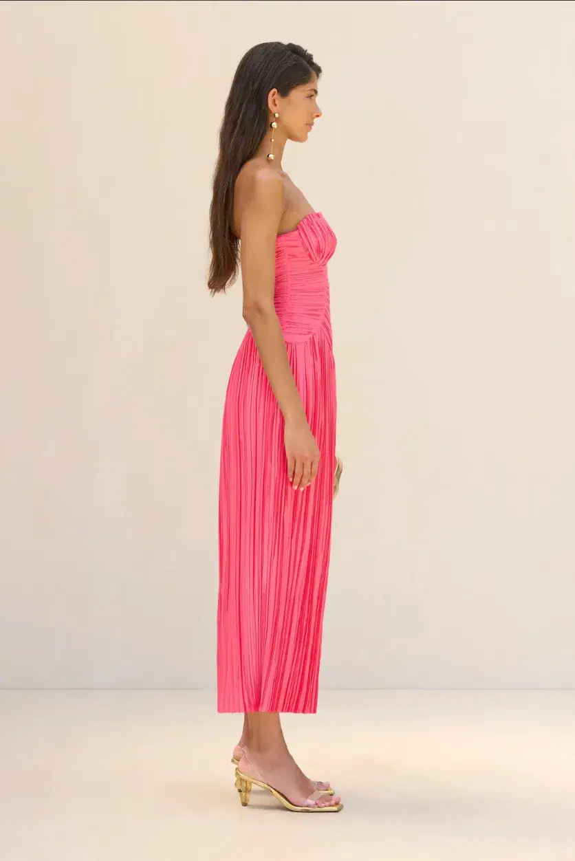 Cult Gaia Ashika Gown Sangria Size AU 8 for rent on The Volte - main image