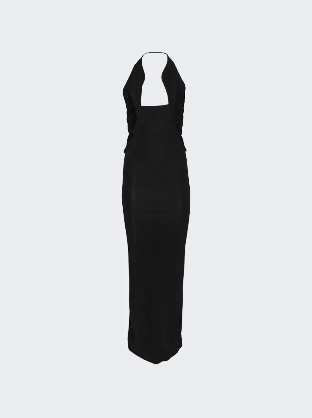 Christopher Esber Tailored Slope Halter Dress Black Size AU 6 for rent on The Volte - main image