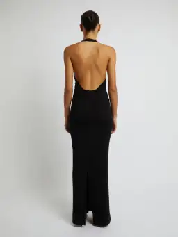 Christopher Esber Tailored Slope Halter Dress Black Size AU 6 for rent on The Volte - image 2