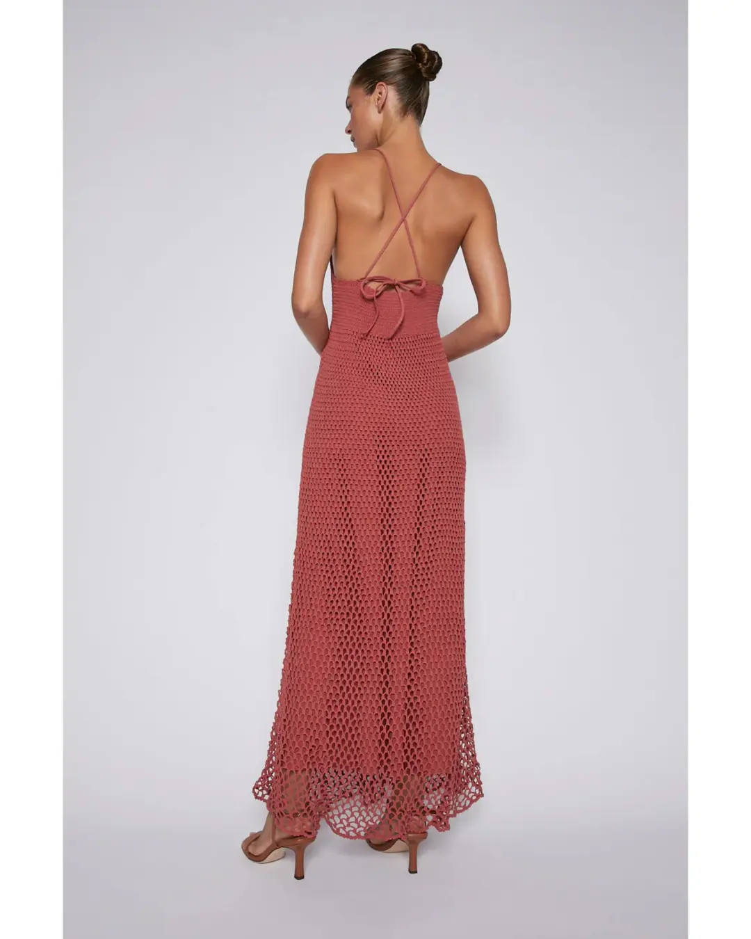 Scanlan Theodore Hand Crochet Dress Sienna Size AU 6 for rent on The Volte - main image