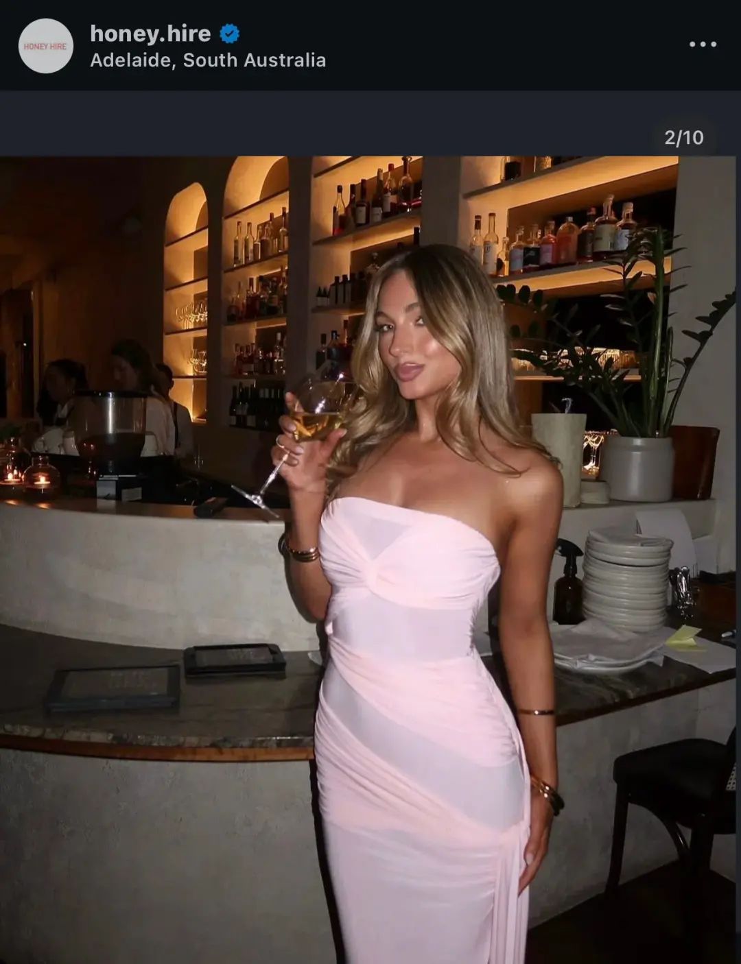 Natalie Rolt Miranda Gown Size 1/AU 8 for rent on The Volte - main image