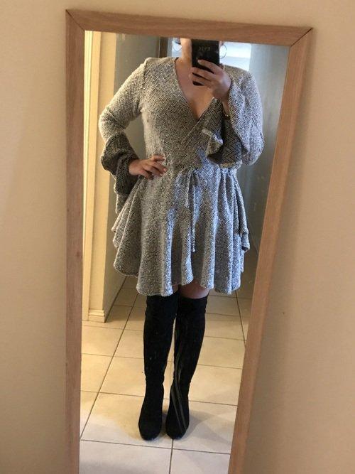 Bonnie frill cuff Mini Dress - Image 2