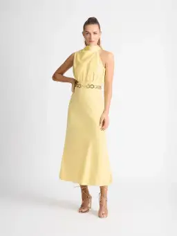 Sheike Allure Dress in Butter Yellow Size 10 for rent on The Volte - image 1
