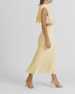 Sheike Allure Dress in Butter Yellow Size 10 for rent on The Volte - image 4