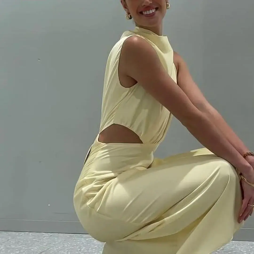 Sheike Allure Dress in Butter Yellow Size 10 for rent on The Volte - main image