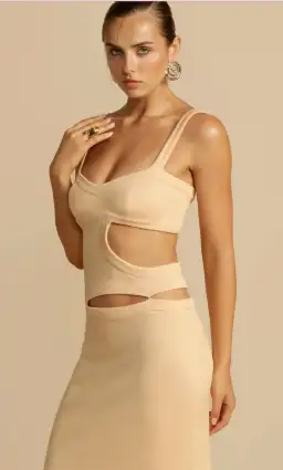 Arcina Ori Jetta Dress in Butter Size 6 for rent on The Volte - image 9