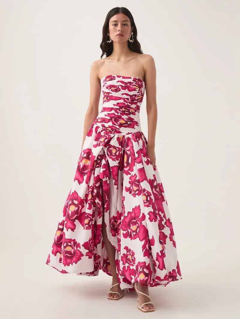 Aje Behold Maxi Dress Boldly Blooming Size 8 for rent on The Volte - main image