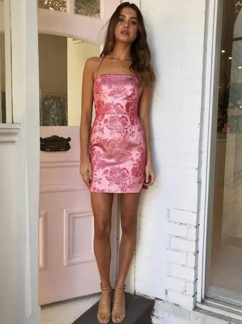 Manning Cartell Kyoto Calling Mini Dress Pink Size 10 for rent on The Volte - main image