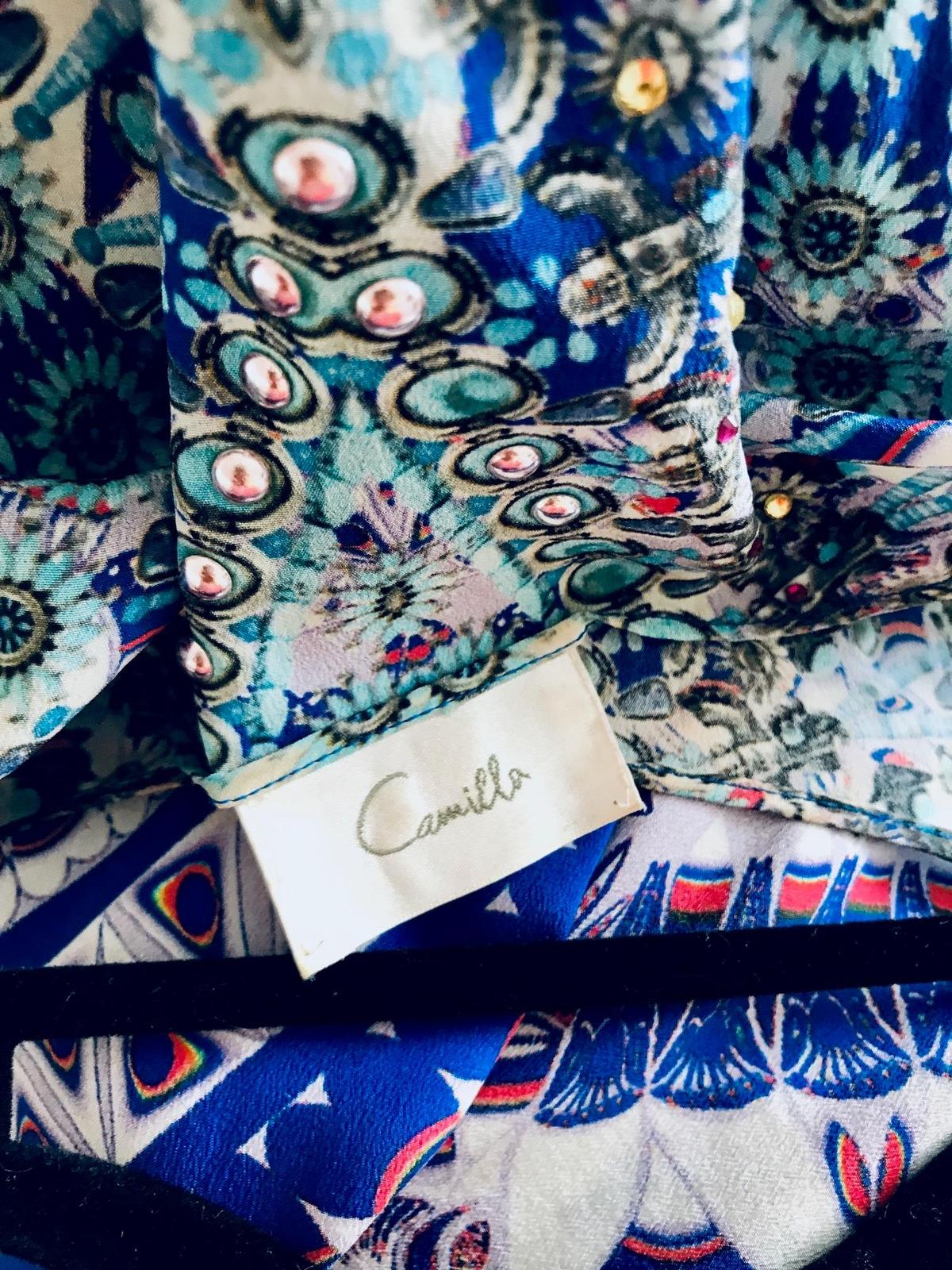 Camilla Kaftan Blue Print Size 10 - Image 4