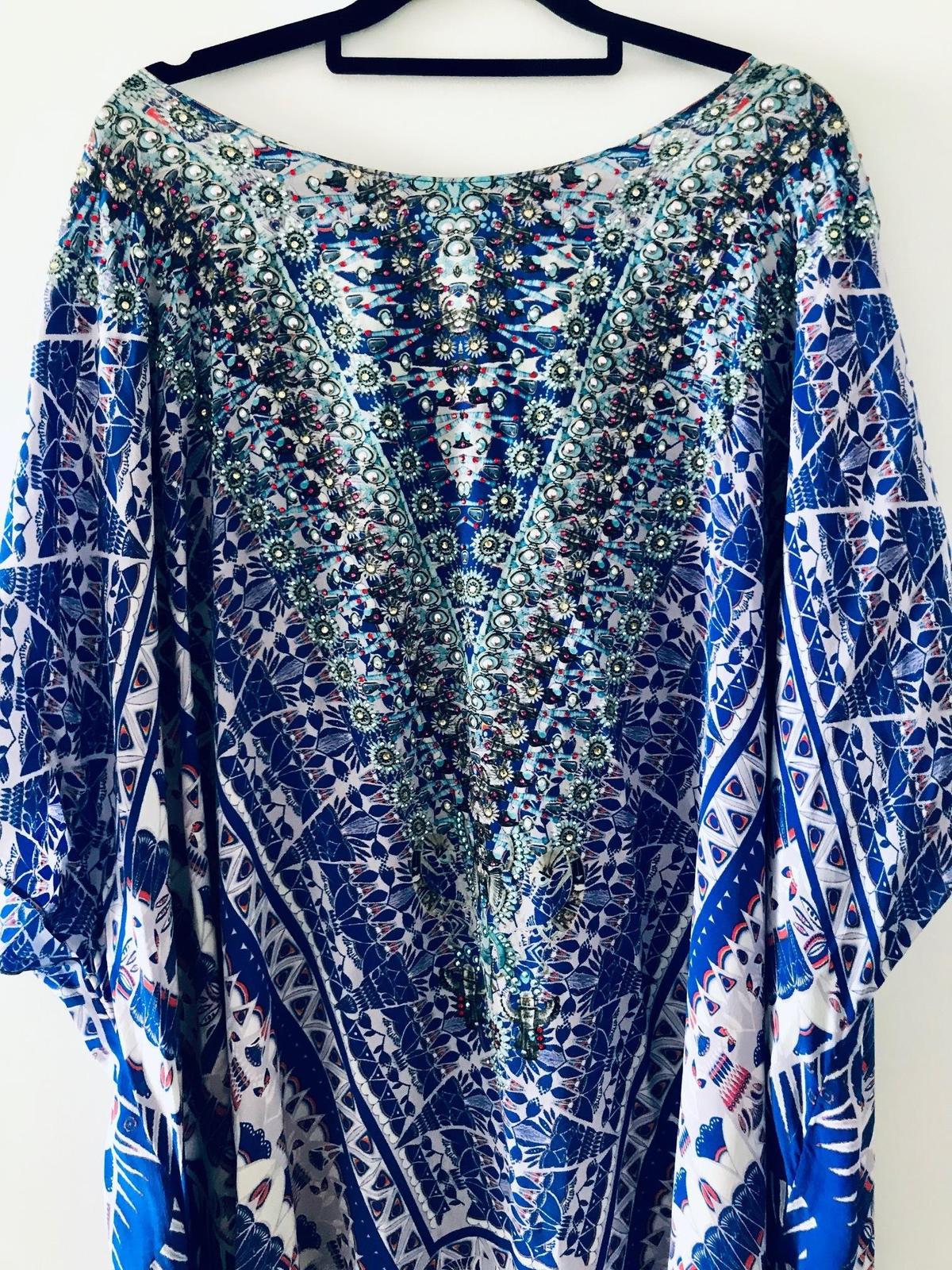 Camilla Kaftan Blue Print Size 10 - Image 5