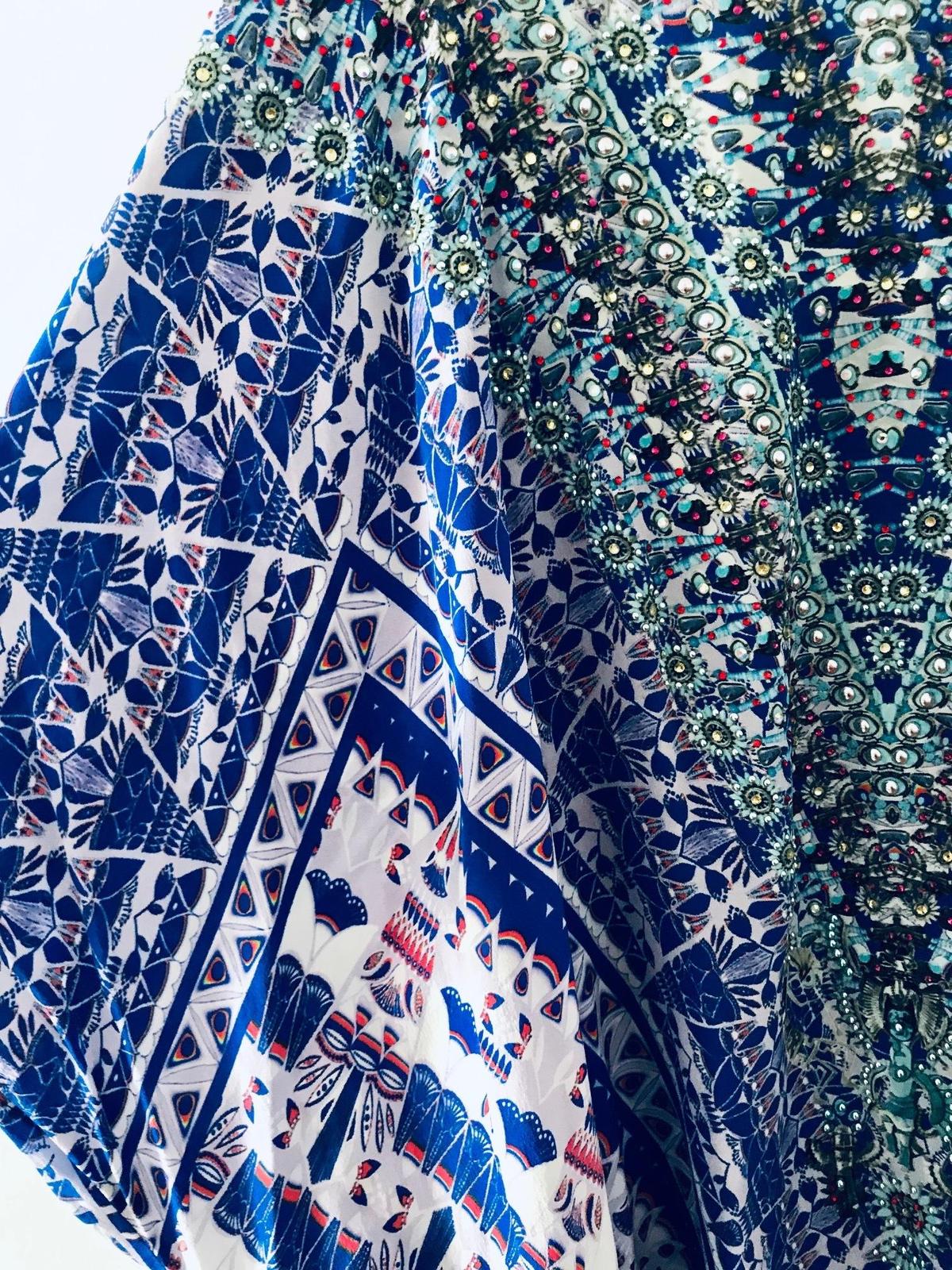 Camilla Kaftan Blue Print Size 10 - Image 3