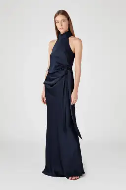 Camilla and Marc Antonelli Gown Navy Size 8 for rent on The Volte - image 1