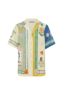 Alemais Elixir Shirt Size 6 And Pant Size 8 Set Print for rent on The Volte - image 4