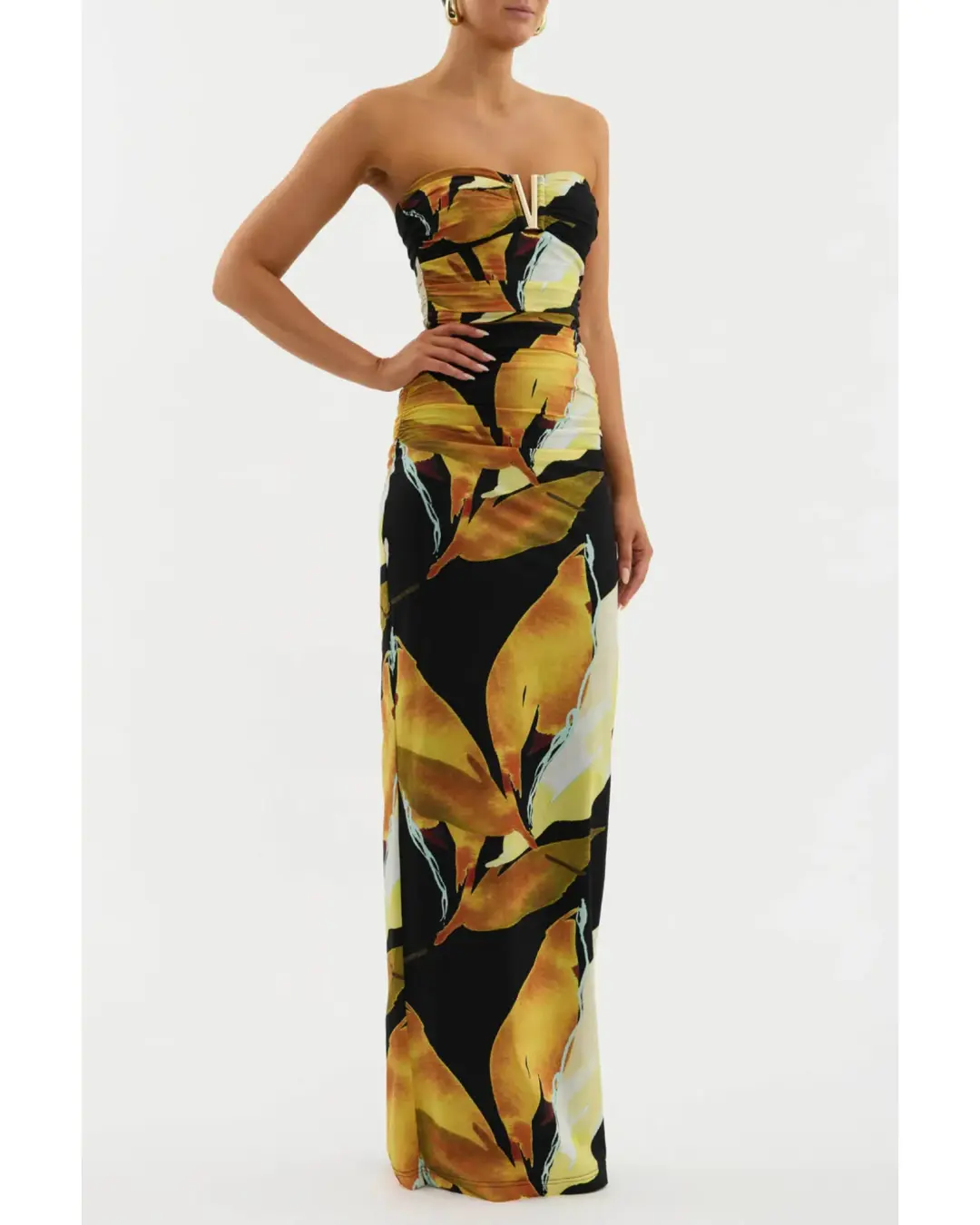 Rebecca Vallance Petals Of Paradise Gown Print Size AU 10 for rent on The Volte - main image