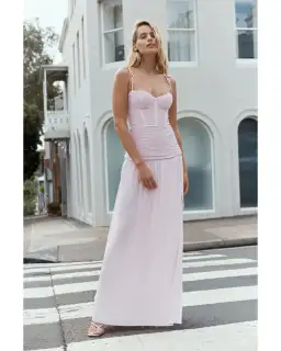 Manning Cartell Double Time Pleat Dress in Hydrangea Size AU 8 for rent on The Volte - image 4