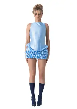 Bye Bambi Madison Mini Dress Blue Size S / AU 8 for rent on The Volte - image 1